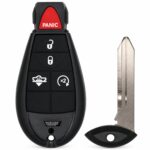 Replacement 2018 RAM Truck Key Fob – FCC: GQ4-53T, GQ453T – PN: 68521303 – 5 Button