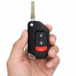 Replacement 2019-2023 Jeep Gladiator Key Fob – FCC: OHT1130261 – PN: 68416782 – 3 Button