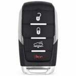 Replacement 2019-2024 RAM 1500 Big Horn Key Fob – FCC: OHT-4882056, OHT4882056 – PN: 68584152 – 4 Button