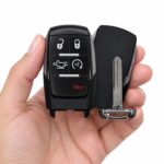 Replacement 2019-2024 RAM 2500 3500 4500 5500 Key Fob – FCC: GQ4-76T – PN: 68575429 – 5 Button