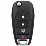 Replacement 2019 Chevrolet Cruze Key Fob – FCC: LXP-T004 – PN: 13514135 – 4 Button