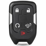 Replacement 2019 GMC Sierra Key Fob – FCC: HYQ1EA – PN: 13508398, 13529632, 13591396 – 5 Button