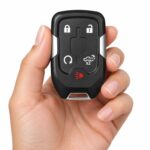 Replacement 2019 GMC Sierra Key Fob – FCC: HYQ1EA – PN: 13508398, 13529632, 13591396 – 5 Button