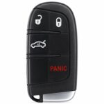 Replacement 2022 Chrysler 300 Key Fob – FCC: M3N-40821302 – PN: 68155686, 68394190 – 4 Button