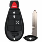 Replacement 2022 RAM 1500 2500 3500 Key Fob – FCC: GQ4-53T, GQ453T – PN: 68508721 – 4 Button