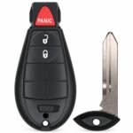 Replacement 2022 RAM 1500 2500 3500 Key Fob – FCC: GQ4-53T, GQ453T – PN: 68508720 – 3 Button