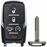 Replacement 2022 Ram 1500 Key Fob – FCC: OHT-4882056, OHT4882056 – PN: 68584154 – 5 Button