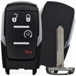 Replacement 2026 Ram 2500 3500 4500 5500 Key Fob – FCC: GQ4-76T, GQ476T – PN: 68547362, 68547362AB – 4 Button
