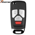 Xhorse VVDI Audi Style Universal Remote Flip Key 4 Button Wired Pn XKAU02EN