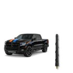 Short Replacement Antenna for Dodge Ram 1500 2500 3500 (2009-2026) - Black AM/FM, Car Wash Safe