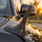 Short Replacement Antenna for Jeep Cherokee and Grand Cherokee (2011-2026) - Black AM/FM, Car Wash Safe - installed