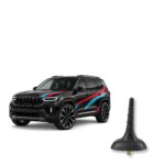 Short Replacement Antenna for Jeep Cherokee and Grand Cherokee (2011-2026) - Black AM/FM, Car Wash Safe