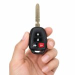 Replacement 2014-2019 Toyota Corolla Camry Key Fob – FCC: HYQ12BDM, HYQ12BEL – PN: 89070-02880 – 4 Button