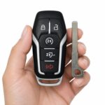 Replacement 2015-2017 Ford F-150 Key Fob – FCC: M3N-A2C31243300, M3NA2C31243300, 164-R8117 – PN: 164-R8117 – 5 Button