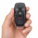 Replacement 2017 Ford Fusion Key Fob – FCC: N5F-A08TAA, 164-R7986, N5FA08TAA – PN: 164-R7986 – 4 Button