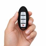 Replacement 2018 Nissan Pathfinder Key Fob – FCC: 2AOKM-NI7 – PN: 285E3-9PA4A, 285E3-5AA3C, 285E3-5AA3D – 4 Button